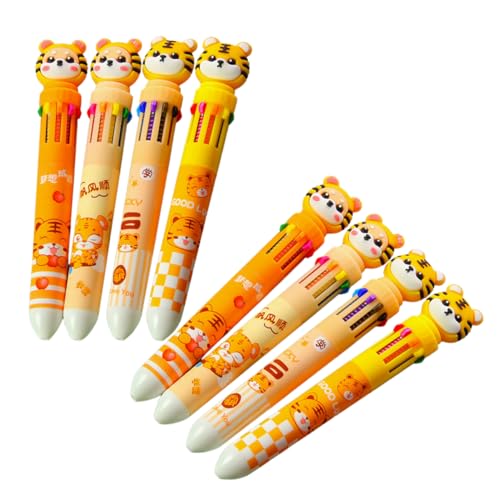 Artibetter 8 Stück Teiliges Mehrfarbiger Kugelschreiber mit Cartoon Tiger Design Tragbare Bunte Stifte für Schüler und Kreative Bastelprojekte für Notizen und Geschenkkarten Artibetter 8 Stück Teiliges Mehrfarbiger Kugelschreiber mit Cartoon Tiger Design Tragbare Bunte Stifte für Schüler und Kreative Bastelprojekte für Notizen und Geschenkkarten von Artibetter