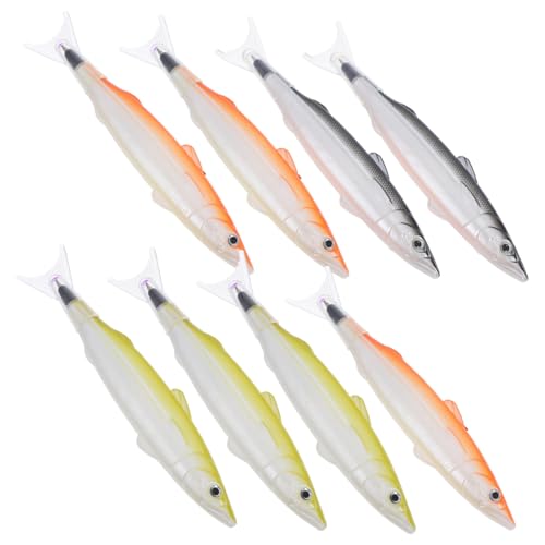 Artibetter 8Stücke Fischförmige Kugelschreiber Kreative Signierstifte Für Lustige Schreibwaren Mit Buntem Design Für Schulbedarf von Artibetter