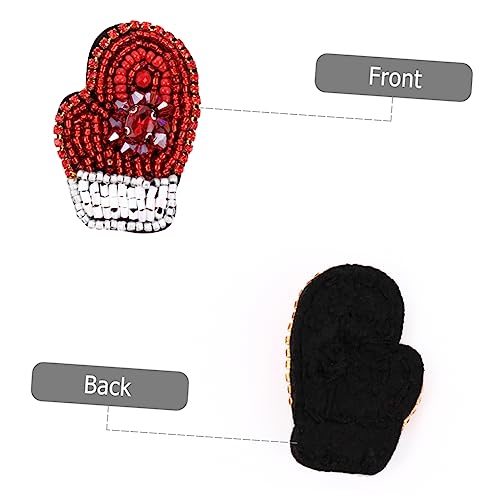 Artibetter Bestickter Weihnachtsaufnäher Rot Glove Stoffpatch zum Aufbügeln Dekorativer Weihnachtsapplikationsflicken für Kleidung Rucksack Diy Kleidung Reparatur und Artibetter Bestickter Weihnachtsaufnäher Rot Glove Stoffpatch zum Aufbügeln Dekorativer Weihnachtsapplikationsflicken für Kleidung Rucksack Diy Kleidung Reparatur und von Artibetter