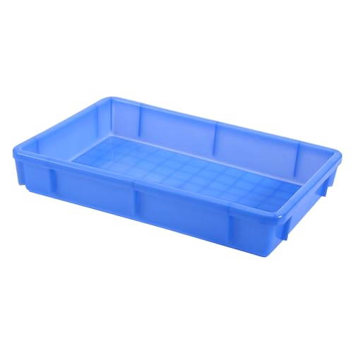 Artibetter Box Box Plastikspeicherbox Servierschale Vorratsbehälter Aufbewahrungsbox für Snacks Aufbewahrungsbox aus Kunststoff Speicherkiste Organizer in Konserven Lagerbehälter Blau von Artibetter