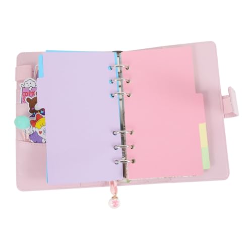Artibetter Cartoon Lose Leaf Notepad Tragbares Scrapbook Dekorativer Notizbuch Ordner für Kreative Schüler und Diy Projekte Leicht und Handlich für Schule Büro und Reisen von Artibetter