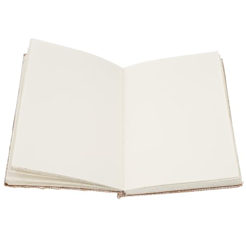 Artibetter Cowhide Notizbuch Blanko DIY Notizblock Weißer Innenseiten Vielseitiges Tagebuch für Notizen Planungen Inspirationen und Persönliche Aufzeichnungen Tragbar und Langlebig von Artibetter