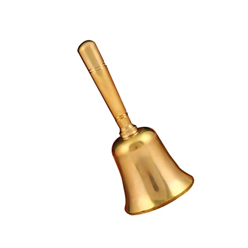 Artibetter Dekorative Handglocke für Bar und Restaurant Vintage Tischglocke im Retro Stil Stilvolle Messingglocke für Empfang und Zuhause Kreative Anrufglocke für Festliche von Artibetter