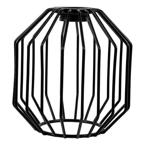 Artibetter Eisendraht-Lampenschirm G9-Metalldraht-Lampenkörbe Vintage-Hohllampenschirmschutz Diy-Deckenleuchte Pendelleuchte Halterungszubehör von Artibetter