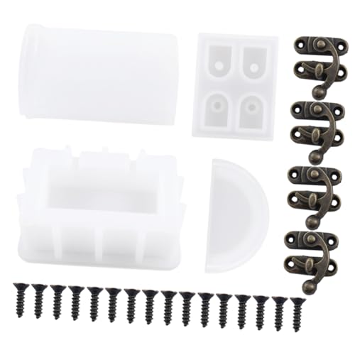 Artibetter Flexible Silikonform Schatztruhe für DIY Epoxidharz Schmuckbox Langlebige Platzsparende Bastel Form mit Mehreren Fächern Einfach zu Entformen Zubehör für Kreative Aufbewahrung Artibetter Flexible Silikonform Schatztruhe für DIY Epoxidharz Schmuckbox Langlebige Platzsparende Bastel Form mit Mehreren Fächern Einfach zu Entformen Zubehör für Kreative Aufbewahrung von Artibetter