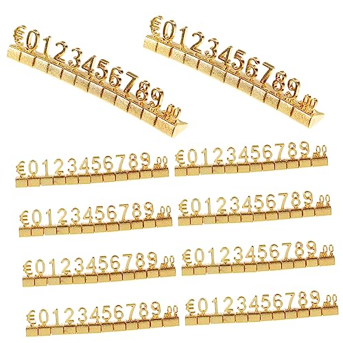Artibetter Goldene Legierung Schmuckmarke Metallpreis 10 Stück von Artibetter