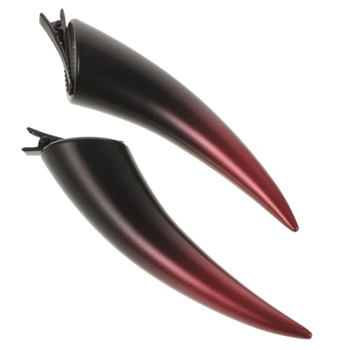 Artibetter Gothic Ox Horn Haarclips Rot Halloween Haarschmuck Teufelshörner Clip Party Cosplay Zubehör für Damen und Mädchen Artibetter Gothic Ox Horn Haarclips Rot Halloween Haarschmuck Teufelshörner Clip Party Cosplay Zubehör für Damen und Mädchen von Artibetter