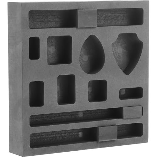 Artibetter Graphit Gussform Barrenform Metallgießform für Gold Silber Kupfer Aluminium Messgenau Einfache Handhabung Langlebige Graphitform zum Gießen und Verfeinern von Metallen von Artibetter