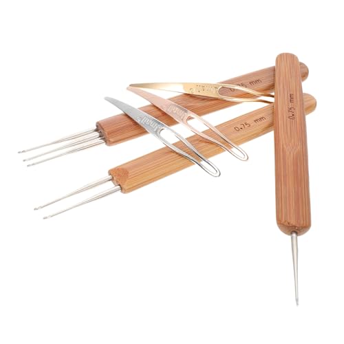 Artibetter Häkelnadel für Dreadlocks Teilig Langlebiges Haar Braiding Tool mit Ergonomischem Griff Leichte Vielseitige Webnadeln zum Flechten Reparieren und Fixieren von Zöpfen von Artibetter