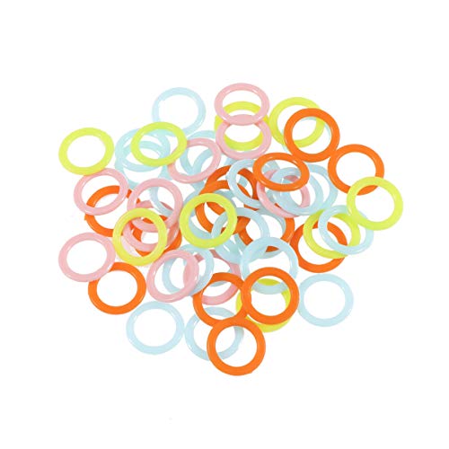 Artibetter Häkelnadeln, 300 Stück, 3 Größen, O-Ringe & Ringmarker, weich, zum Häkeln etc. (zufällige Farbe) von Artibetter