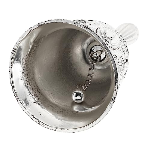 Artibetter Handglocke aus Metall Dekorative Serviceglocke für Restaurant Kindergarten und Besondere Anlässe Langlebig und Leicht Silberne Tischglocke für Einzigartiges Erlebnis Artibetter Handglocke aus Metall Dekorative Serviceglocke für Restaurant Kindergarten und Besondere Anlässe Langlebig und Leicht Silberne Tischglocke für Einzigartiges Erlebnis von Artibetter