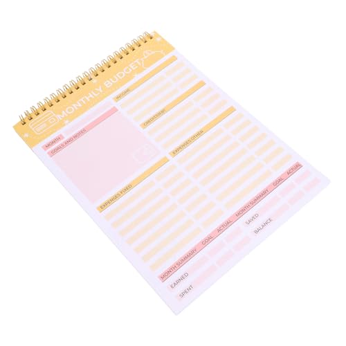 Artibetter Haushaltsbuch Notizbuch Notizbücher Regiert Notizblock Essensplaner Notizbilder Wöchentlich Notizen Erste Notebook -planer Lernheft Kleines Spiralheft Notebook -organisator Papier von Artibetter