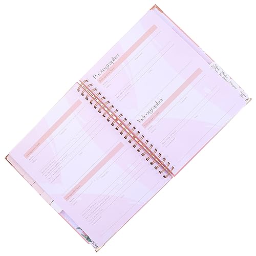 Artibetter Hochzeitsplaner Notizbuch für Verlobung Romantisches Dekoratives Hochzeitsnotizbuch mit Praktischen Tipps für Hochzeitsvorbereitung und To Do Listen von Artibetter