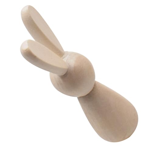 Artibetter Hölzernes Kaninchen Ornament Klein Für Mädchen Kinderzimmer Hasenspielzeug Hasenpuppe Mini Unvollendeter Hase Winzige Hasenfigur Kaninchenspielzeug Graffiti Artibetter Hölzernes Kaninchen Ornament Klein Für Mädchen Kinderzimmer Hasenspielzeug Hasenpuppe Mini Unvollendeter Hase Winzige Hasenfigur Kaninchenspielzeug Graffiti von Artibetter