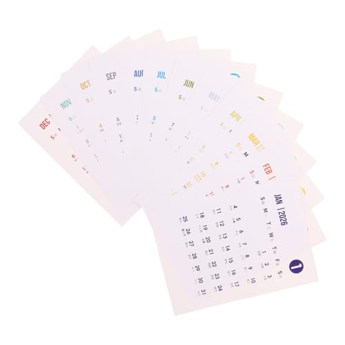 Artibetter Kalender Aufkleber Kreativer Selbstklebender Monatsplaner Sticker Schreibpapier Stark Haftend Für Büro Wand Kühlschrank Diy Journaling Komplett Jahresübersicht Artibetter Kalender Aufkleber Kreativer Selbstklebender Monatsplaner Sticker Schreibpapier Stark Haftend Für Büro Wand Kühlschrank Diy Journaling Komplett Jahresübersicht von Artibetter