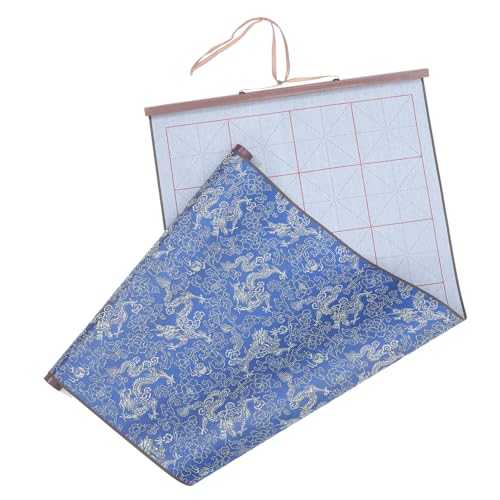 Artibetter Kalligrafie-Tuch für Anfänger Wasser Kalligraphie Anfänger Schreibtuch chinesisches Kalligrafie-Tuch Faltendes Kalligrafie-Tuch Faltbares Schreibtuch Blue von Artibetter