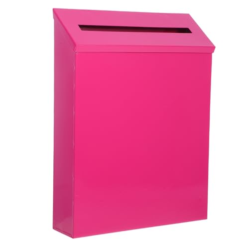 Artibetter Kasten E-Mail-Vorschlagsfeld Wandbriefkästen für draußen Wandmontagepostfächer Briefhalter für die Wand Postfach im Freien Mailbox -Wand montiert Garten Mailbox Eisen Rosig Artibetter Kasten E-Mail-Vorschlagsfeld Wandbriefkästen für draußen Wandmontagepostfächer Briefhalter für die Wand Postfach im Freien Mailbox -Wand montiert Garten Mailbox Eisen Rosig von Artibetter