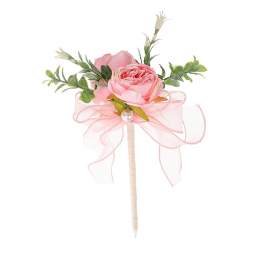 Artibetter Kreativer Künstlicher Rosen Kugelschreiber mit Realistischem Verbranntem Floraler Schreibstift für Lehrer Partygeschenk Vielseitig für Schule und Büro von Artibetter