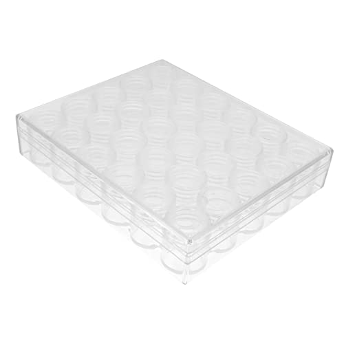 Artibetter Kunststoff Aufbewahrungsbox mit Fächern Transparente Schmuck Organizer für Perlen Nagelkunst und Kleinteile für Diy Basteln und Zubehörlagerung von Artibetter