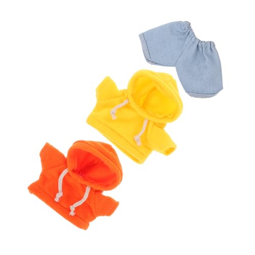 Artibetter Kuscheltier-Kleidungs Plüschtiere Bären-Kapuzenpullover-Outfit Mit Jeans Für Große Stofftiere Süße Plüsch-Outfits Für Puppen Und Stoffbären von Artibetter