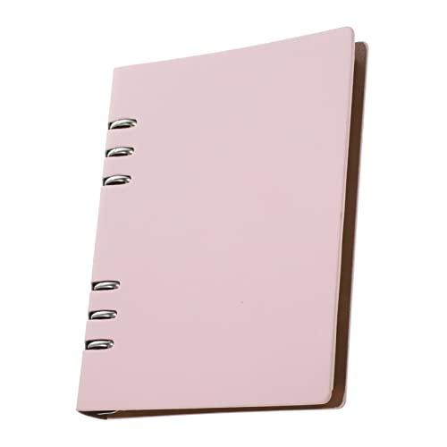 Artibetter Loseblatt-notizbuch Notizbilder Notizbücher Binder Notebook Tragbares Notizbuch Notebook-college Regiert Bindemittel Zeitplan-notizblock Planerordner Papier Rosa von Artibetter