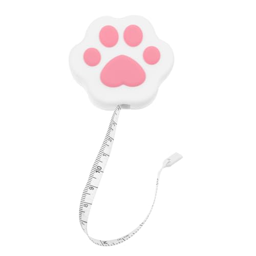 Artibetter Maßband für Katzenkrallen Messung Mini messen Rosa digitales Maßband modisches Maßband kleines Maßband einziehbar einziehbares Körpermaßband weiches Gummi von Artibetter
