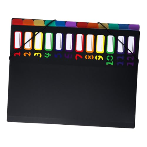 Artibetter Multi Layer Kunststoff Dokumentenmappe Ordner Tasche Schwarz Mehrschichtiger Papers Organizer für Quittungen Karten Dokumente Leicht und Tragbar Praktisch für Büro Schule Alltag Artibetter Multi Layer Kunststoff Dokumentenmappe Ordner Tasche Schwarz Mehrschichtiger Papers Organizer für Quittungen Karten Dokumente Leicht und Tragbar Praktisch für Büro Schule Alltag von Artibetter