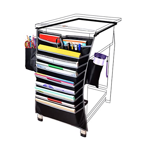 Artibetter Multifunktionale Schreibtisch Hängetasche für Studenten Verstellbare Aufbewahrungstaschen mit Fächern für Stifte und Wasserflasche für Schlafzimmer und Büro Artibetter Multifunktionale Schreibtisch Hängetasche für Studenten Verstellbare Aufbewahrungstaschen mit Fächern für Stifte und Wasserflasche für Schlafzimmer und Büro von Artibetter