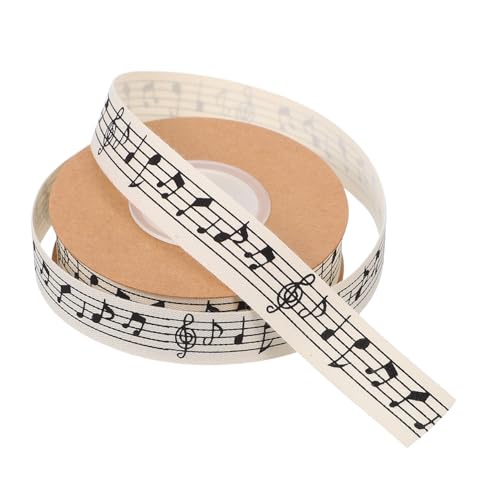 Artibetter Musiknoten Baumwollband Bedrucktes Dekoband für Geschenkverpackung Blumenverpackung DIY Basteln Party Zubehör Langlebiges Wiederverwendbares Baumwollband Artibetter Musiknoten Baumwollband Bedrucktes Dekoband für Geschenkverpackung Blumenverpackung DIY Basteln Party Zubehör Langlebiges Wiederverwendbares Baumwollband von Artibetter
