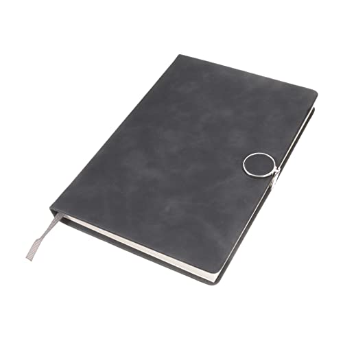 Artibetter Notizbuch Retro Stil PU Notizbuch für Notizen Schwarzer Druckknopf für Studenten Robustes Cover und Dickes Planung und Organisation von Artibetter