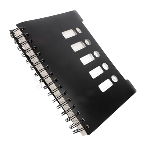 Artibetter Notizbuch mit geteilten Seiten Notebook-College regiert notizbuch für die arbeit College-Schulbedarf Notizbuch für Frauen College -Essentials Schulhefte pp Black von Artibetter