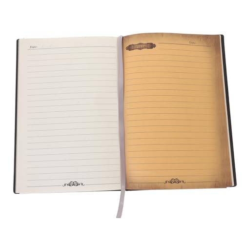 Artibetter Relief Diamond Inlay Notepad Ästhetisch Tagebuch Notizbuch Memoboard Retro-notizblock Notizbilder Bücher Schreiben Tragbares Skizzenbuch Dekoratives Gästebuch Pu von Artibetter