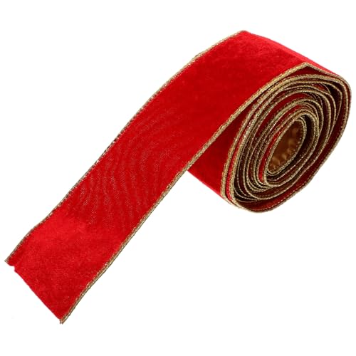 Artibetter Rotes Samtband Geschenkband aus Polyester Weich und Strapazierfähig für Geschenkverpackung Basteln und Festival Dekoration Schleifenband Vielseitig Einsetzbar Artibetter Rotes Samtband Geschenkband aus Polyester Weich und Strapazierfähig für Geschenkverpackung Basteln und Festival Dekoration Schleifenband Vielseitig Einsetzbar von Artibetter