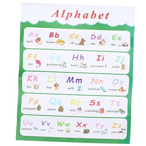 Artibetter Selbstklebendes Abc Plakat für Frühkindliche Wandkarte Lernposter für Zuhause oder Kindergarten Zufälliger Stil Farbenfrohe Illustrationen für Unterstützung und Einfaches Lernen Artibetter Selbstklebendes Abc Plakat für Frühkindliche Wandkarte Lernposter für Zuhause oder Kindergarten Zufälliger Stil Farbenfrohe Illustrationen für Unterstützung und Einfaches Lernen von Artibetter