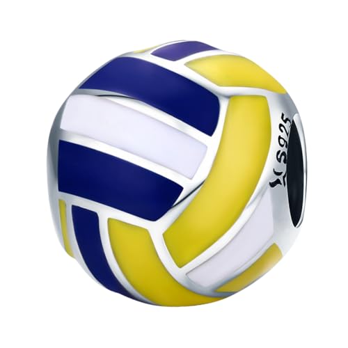 Artibetter Sterling Silber Volleyball Perlen mit Mini Kreative DIY Schmuckperlen für Armbänder Schlüsselanhänger Langlebig Farbecht für Individuelle Schmuckgestaltung und Geschenke Artibetter Sterling Silber Volleyball Perlen mit Mini Kreative DIY Schmuckperlen für Armbänder Schlüsselanhänger Langlebig Farbecht für Individuelle Schmuckgestaltung und Geschenke von Artibetter