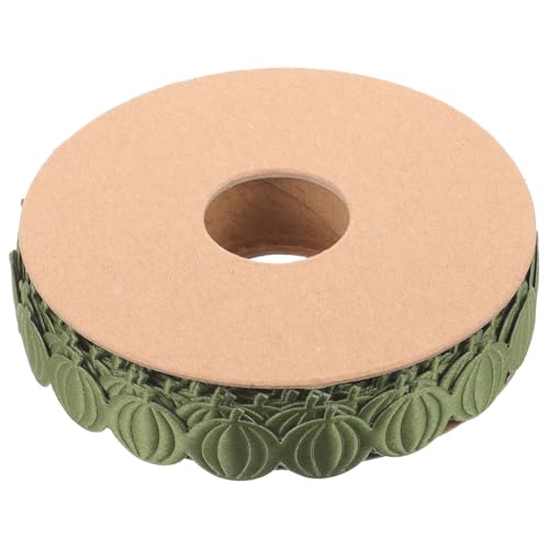 Artibetter Thanksgiving Deko Gürtel Verpackungsbänder Herbst Bast Band Natürliche Dicke Herbst Elemente Bänder Drahtbänder Dekorationsband Stoff Olivgrün von Artibetter