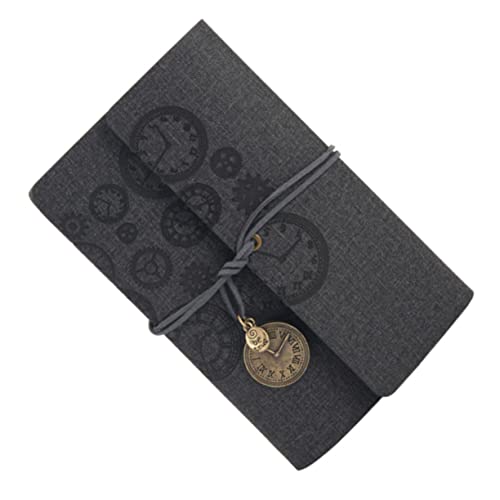 Artibetter Vintage Loose Leaf Notizbuch mit Leder Einband und Kreativen Muster Linierten Karierten Leeren Kraftpapier für Büro und Zuhause für Notizen und Erinnerungen Artibetter Vintage Loose Leaf Notizbuch mit Leder Einband und Kreativen Muster Linierten Karierten Leeren Kraftpapier für Büro und Zuhause für Notizen und Erinnerungen von Artibetter