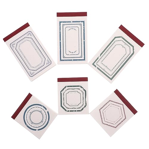 Artibetter Vintage Notizblöcke Memo Pads Büro Zubehör für Lehrer und Büroangestellte Praktische Organisationshilfe für Pläne und Aufgaben von Artibetter