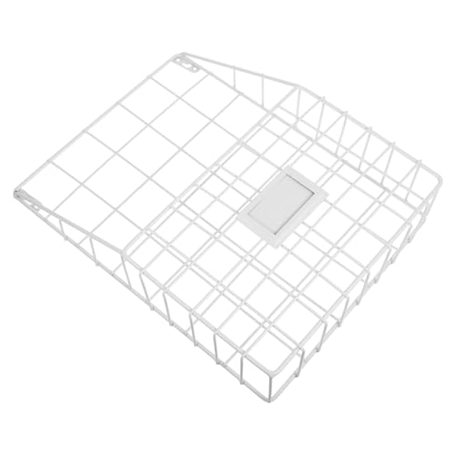 Artibetter Wandmontierter Metall Bücherhalter Weiß Dekorativer und Filigraner Wandordnerhalter für Zeitschriften und Dokumente Platzsparender Organizer für Büro Zuhause Schule und Bibliothek Artibetter Wandmontierter Metall Bücherhalter Weiß Dekorativer und Filigraner Wandordnerhalter für Zeitschriften und Dokumente Platzsparender Organizer für Büro Zuhause Schule und Bibliothek von Artibetter