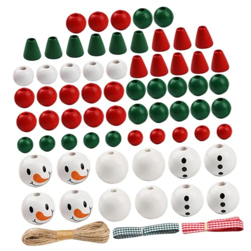 Artibetter Weihnachtliche Holzperlen Schneemann Motive Diy Holzperlen für Girlanden Schmuckherstellung Farbige Lose Konischer und Runder Form Festliche Bastelmaterialien für Weihnachtsdeko Artibetter Weihnachtliche Holzperlen Schneemann Motive Diy Holzperlen für Girlanden Schmuckherstellung Farbige Lose Konischer und Runder Form Festliche Bastelmaterialien für Weihnachtsdeko von Artibetter