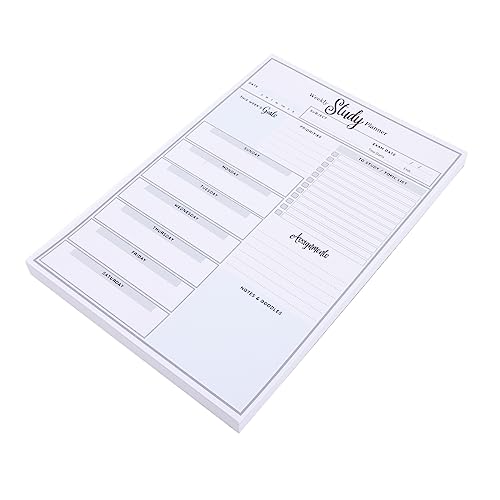 Artibetter Wochenplaner Notizblock Wöchentliches Lernplan Notizbuch für Schüler Praktischer Tragbarer Wochenplaner ohne Kleber für Studium Büro und Alltag Blau Artibetter Wochenplaner Notizblock Wöchentliches Lernplan Notizbuch für Schüler Praktischer Tragbarer Wochenplaner ohne Kleber für Studium Büro und Alltag Blau von Artibetter