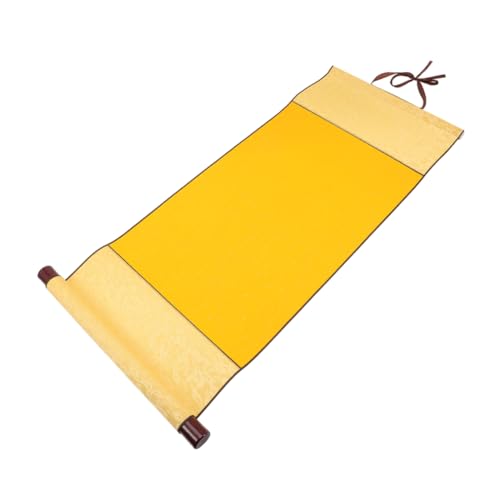 Artibetter Zeichnung Kalligraphie Leere Schriftrolle Scrollen Sie Zum Malen Kalligrafie-kunstrolle Leere Hängende Schriftrolle Kunst-wandrolle Malerei Versorgung Golden Papier von Artibetter