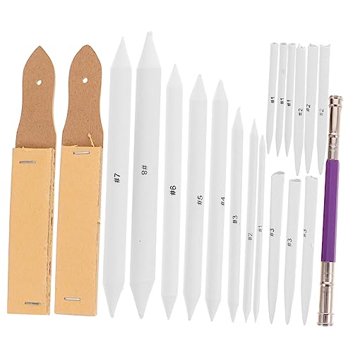 Artibetter Zubehörset für Künstler 20 Stück Zeichenwerkzeugen Papierwischern und Schleifpapier für Skizzen Professionelles Mischwerkzeug Leicht und Vielseitig für Schüler und Künstler Artibetter Zubehörset für Künstler 20 Stück Zeichenwerkzeugen Papierwischern und Schleifpapier für Skizzen Professionelles Mischwerkzeug Leicht und Vielseitig für Schüler und Künstler von Artibetter