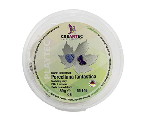 CREARTEC - Modelliermasse "Porcellana Fantastica" - Modelliercreme zur individuellen Gestaltung - schadstofffrei und lufthärtend - 150g - Made in Germany von Artidee