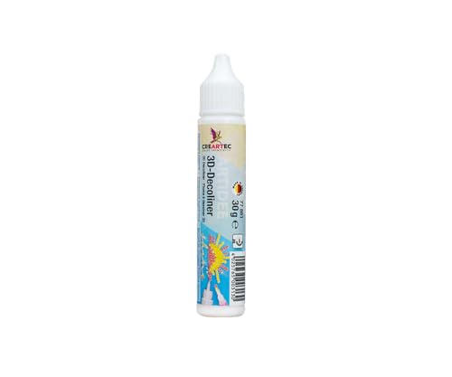 CREARTEC 3D-Decoliner - 30 ml Kst. Flasche - permanent klebend - für Diamond Painting geeignet - 30min Abbindzeit - Made in Germany von Artidee