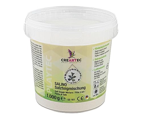 CREARTEC Salino Salzteigmischung - perfekte Knetmasse zum Formen und Modellieren - kein Spielzeug -1000g - Made in Germany CREARTEC Salino Salzteigmischung - perfekte Knetmasse zum Formen und Modellieren - kein Spielzeug -1000g - Made in Germany von Artidee