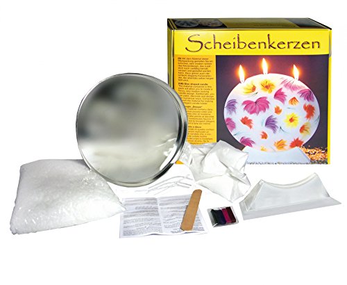 CREARTEC Werkpackung Scheibenkerzen - Gestaltung runder Kerzen - Kerzengießform - Made in Germany von Artidee
