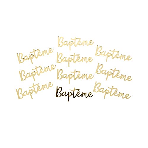 ARTY FETES FACTORY – 10 Konfetti, Taube, 2 x 5 cm, goldfarben ARTY FETES FACTORY – 10 Konfetti, Taube, 2 x 5 cm, goldfarben von Artifetes