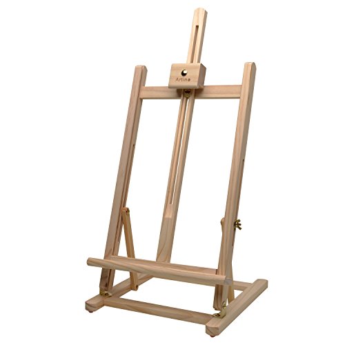 Artina Tischstaffelei Kinder für Leinwände bis 45 cm Sydney – Leinwand Staffelei Holz Sitzstaffelei 27 x 27 x 60 cm Stabile Malstaffelei – Neigungswinkel verstellbar alle Maltechniken geeignet Artina Tischstaffelei Kinder für Leinwände bis 45 cm Sydney – Leinwand Staffelei Holz Sitzstaffelei 27 x 27 x 60 cm Stabile Malstaffelei – Neigungswinkel verstellbar alle Maltechniken geeignet von Artina