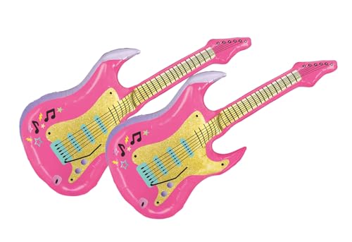 Artisan Owl Party-Luftballons für E-Gitarre, 99,1 cm, Rosa, 2 Stück von Artisan Owl